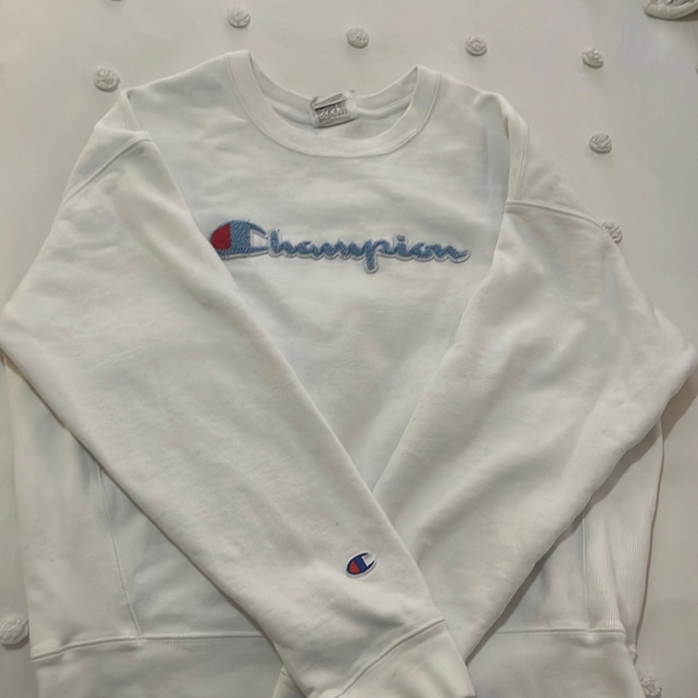 Champion reverse weave large women’s white great condition